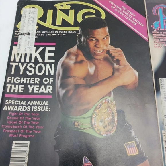 The Ring November 1986 & May 1987 Mike Tyson Cover Issues Rare Lot Of 2 - Picture 2 of 6